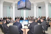 В академии прошла конференция, посвященная 20-летию Конституции РФ