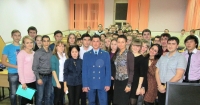 Заместитель прокурора г. Саратова провел встречу со студентами академии