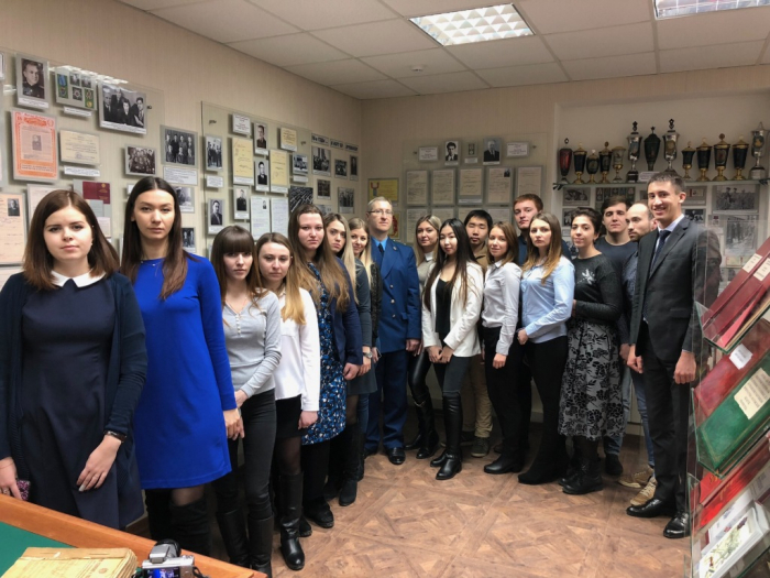 Студенты академии посетили музей прокуратуры Саратовской области