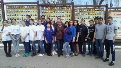 Студенты СГЮА приняли участие в акции ко Дню Победы