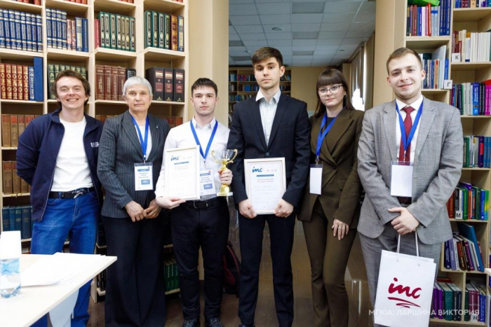Команда академии стала призером в конкурсе переговоров на иностранном языке